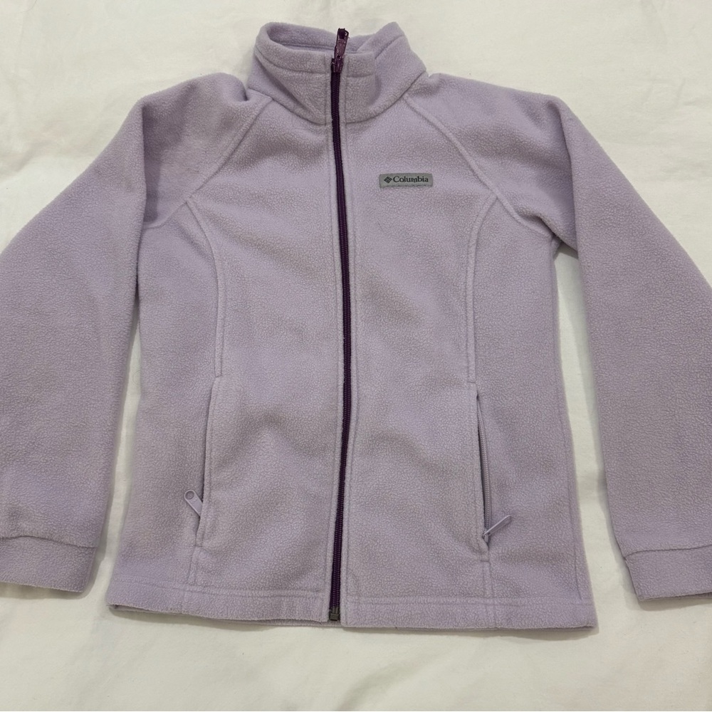 Columbia Light Gray Fleece Jacket